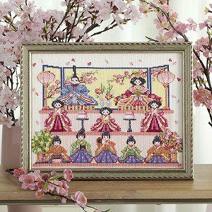 ひなまつり ～桃の香、ふわり～ | リバティ 生地、編み物、刺繍