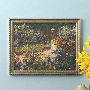 刺しゅうで描くアート ～花々の饗宴～