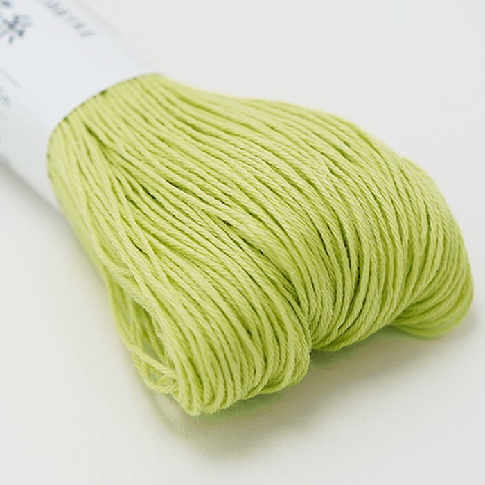 刺し子糸 ライトグリーン＜118＞ | リバティ 生地、編み物、刺繍