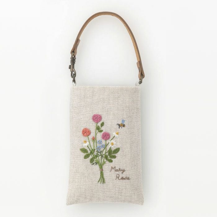 クロスステッチミニフレーム＜いちご＞ | リバティ 生地、編み物、刺繍