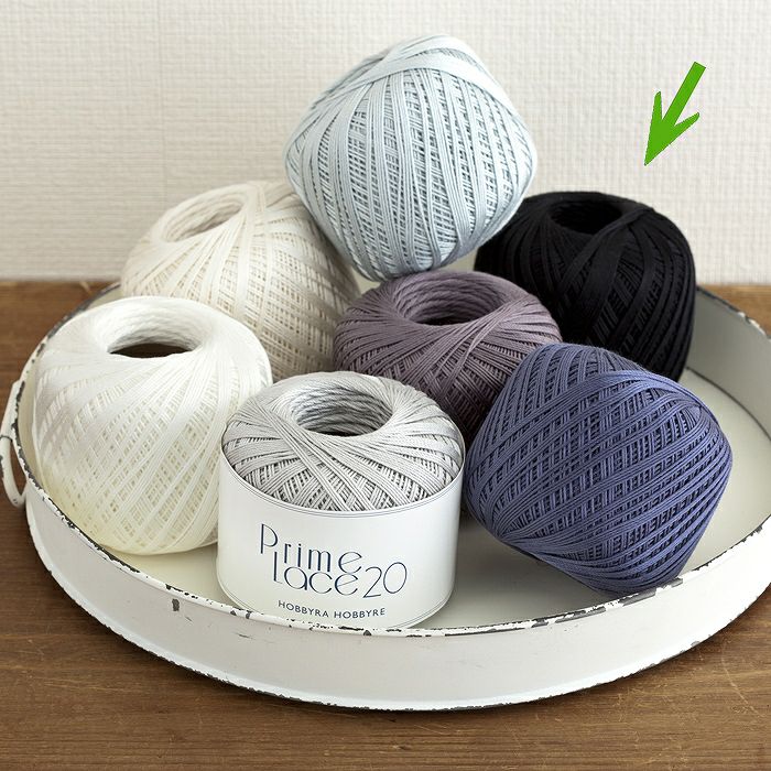 プライムレース20 col.07BL | リバティ 生地、編み物、刺繍、刺し子の