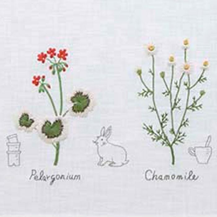 ステッチクロス＜コテージガーデン＞ | リバティ 生地、編み物、刺繍