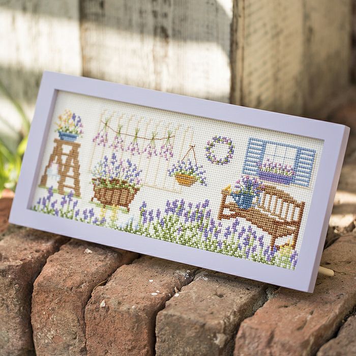 クロスステッチフレーム＜ハーブライフ＞ | リバティ 生地、編み物
