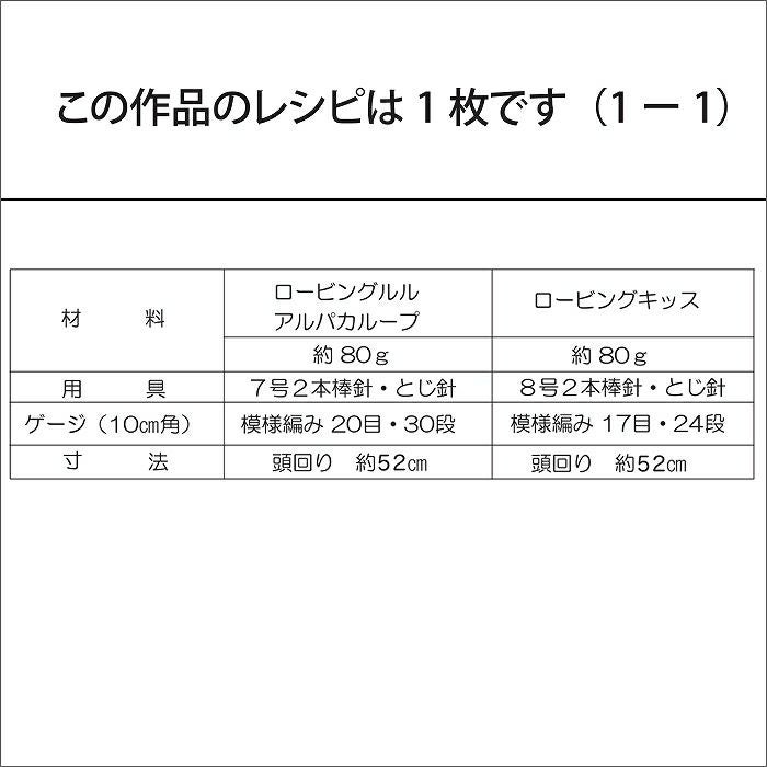 スパイラルキャップ（レシピ）