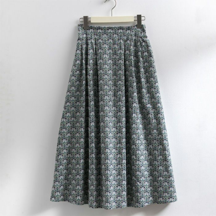 ハイウエストタックスカート（型紙） | リバティ 生地、編み物、刺繍