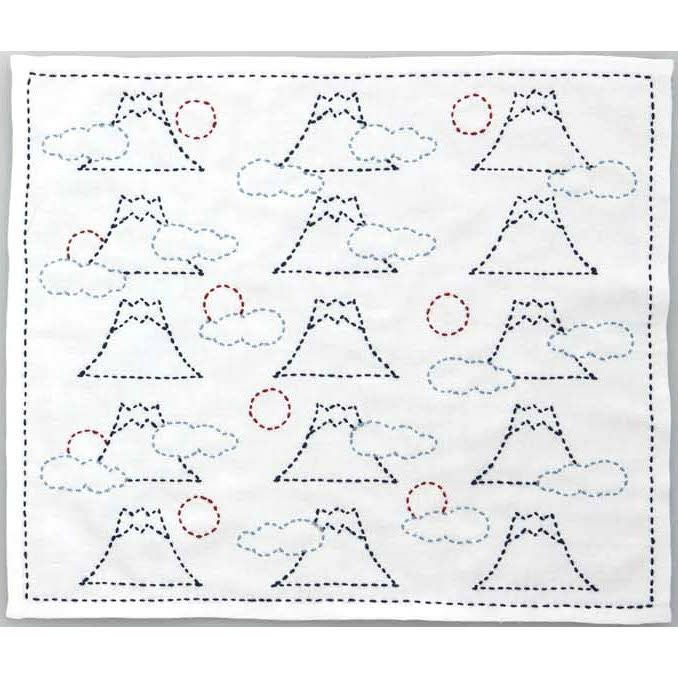 刺し子 富士山 | リバティ 生地、編み物、刺繍、刺し子のことなら