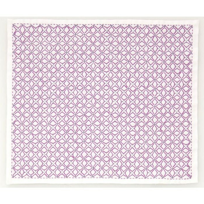 刺し子　あじさい刺し