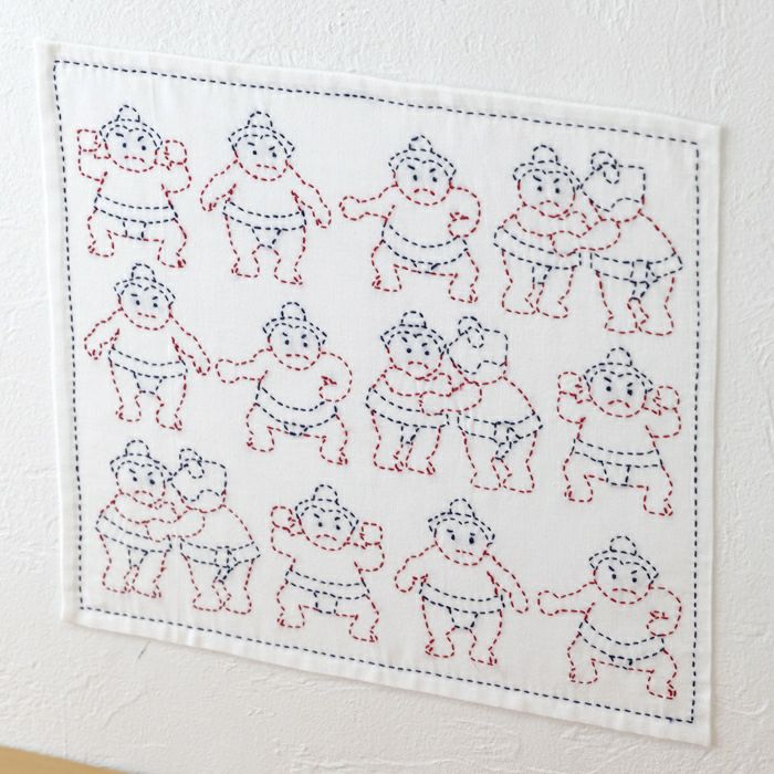 刺し子 相撲 | リバティ 生地、編み物、刺繍、刺し子のことなら