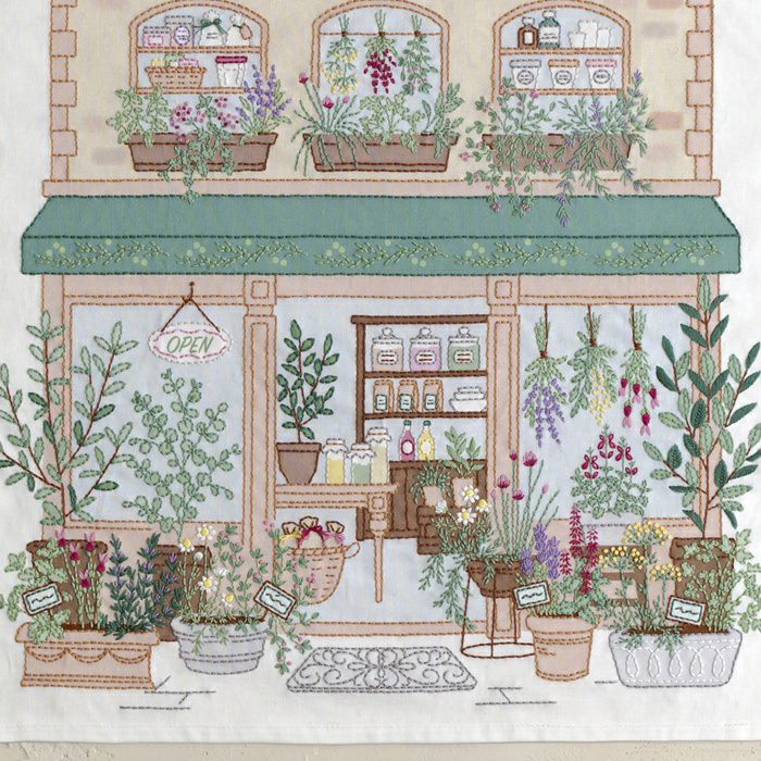 ステッチクロス＜HERB SHOP＞ | リバティ 生地、編み物、刺繍、刺し子