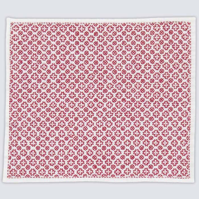 刺し子 変わり花十字 | リバティ 生地、編み物、刺繍、刺し子のこと