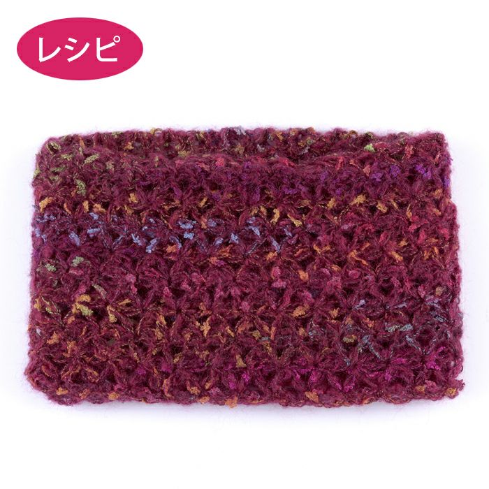 ピコットローズスヌード（レシピ） | リバティ 生地、編み物、刺繍