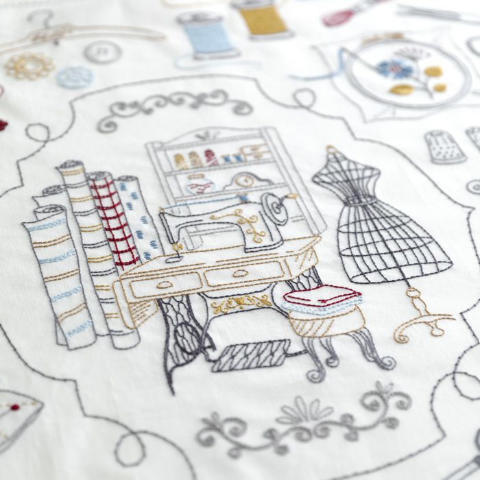 モチーフクロス＜アトリエ＞ | リバティ 生地、編み物、刺繍、刺し子の