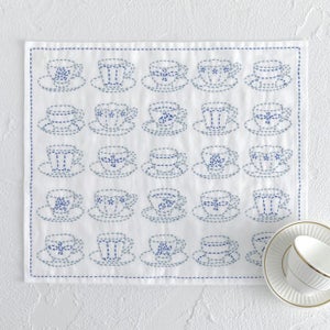 刺し子 カップ&ソーサー