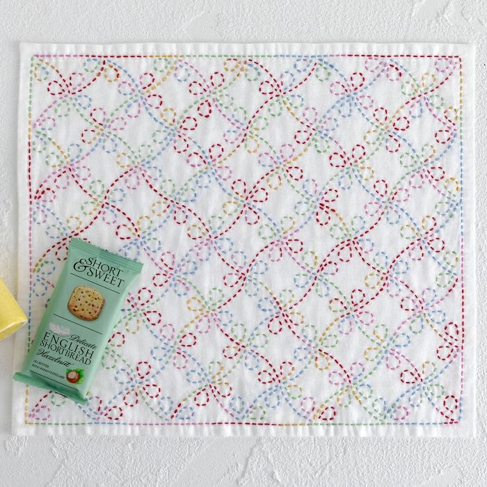 刺し子 カレイドスコープ | リバティ 生地、編み物、刺繍、刺し子の