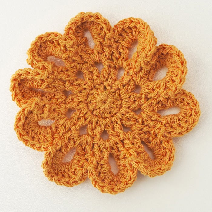 コットンシェリー col.17OR | リバティ 生地、編み物、刺繍、刺し子の