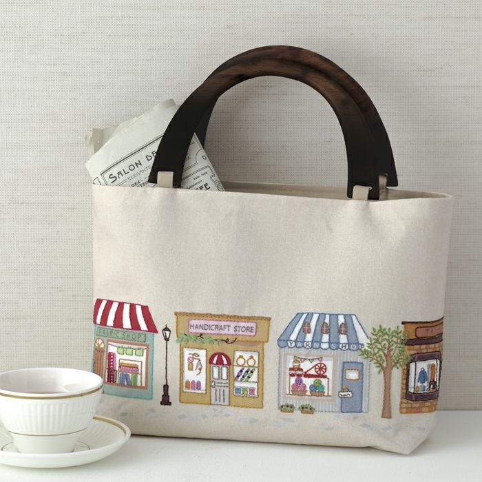 トートバッグ＜手芸ストリート＞ | リバティ 生地、編み物、刺繍