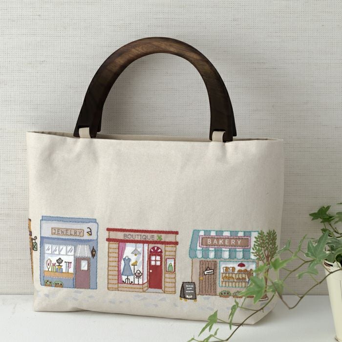 トートバッグ＜手芸ストリート＞ | リバティ 生地、編み物、刺繍
