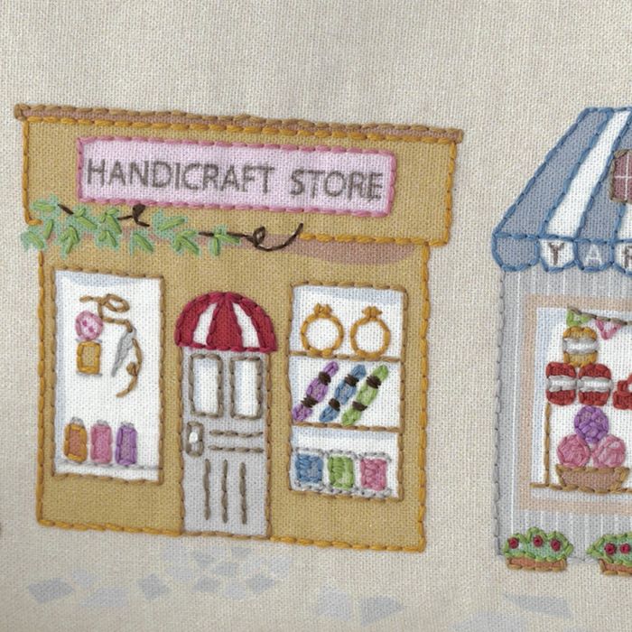 トートバッグ＜手芸ストリート＞ | リバティ 生地、編み物、刺繍