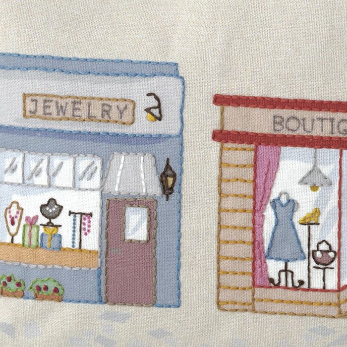 トートバッグ＜手芸ストリート＞ | リバティ 生地、編み物、刺繍