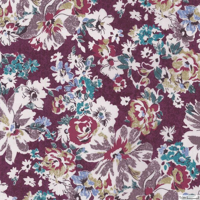 【8/10予約】生地 リバティプリント（ホビーラホビーレオリジナル）2021AW オーバートン＜01W＞