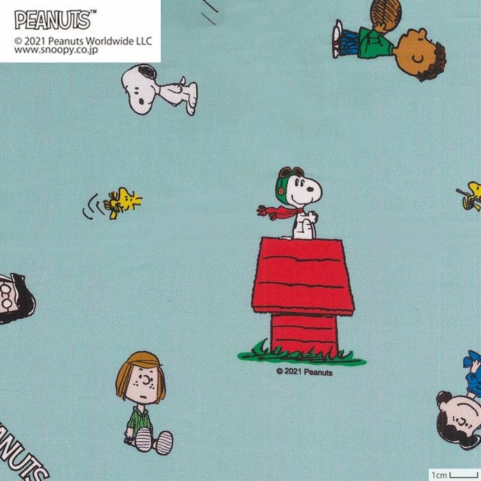 生地 ホビーラホビーレデザインコレクション シャーチング スヌーピーと友達＜02B＞