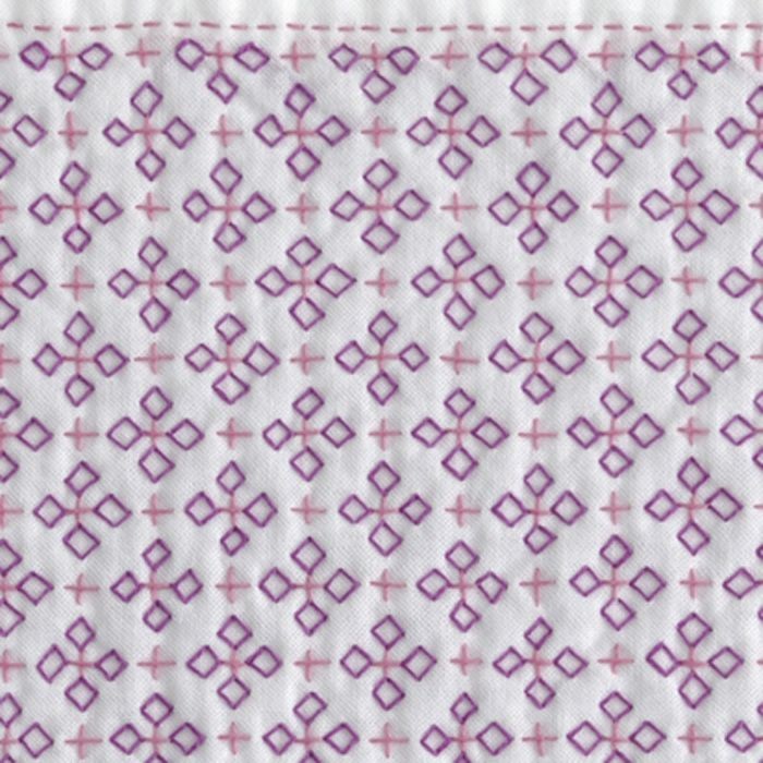 刺し子 クロスフラワー