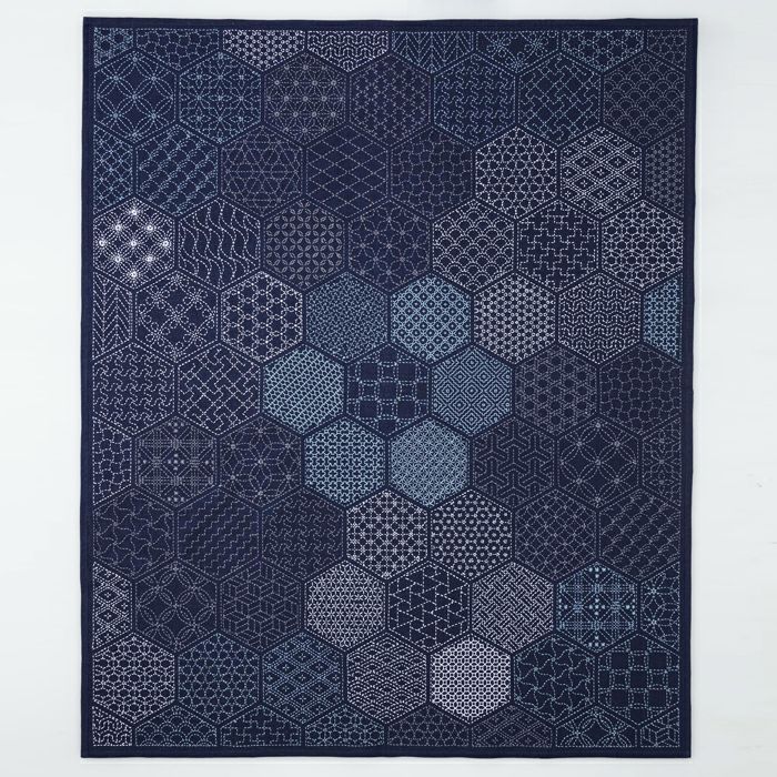 harudakeプレゼント】刺し子のクロス | リバティ 生地、編み物、刺繍