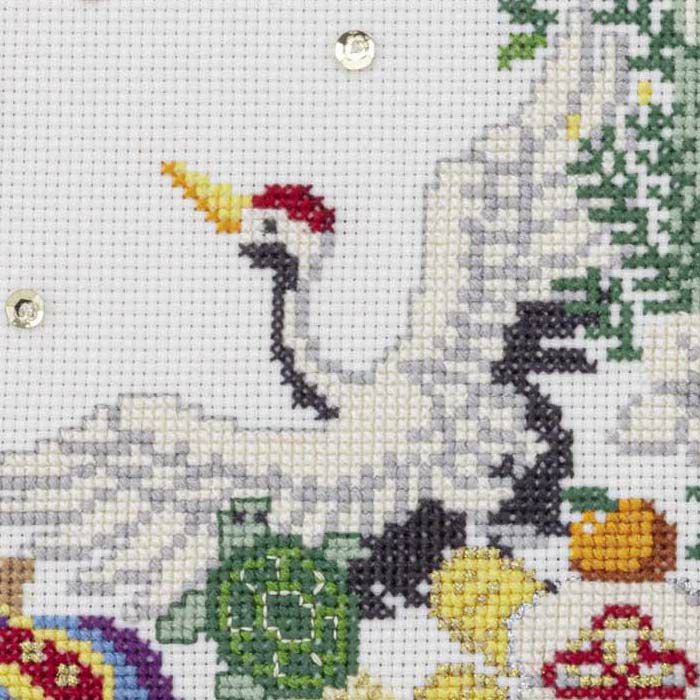 クロスステッチフレーム＜縁起物＞ | リバティ 生地、編み物、刺繍