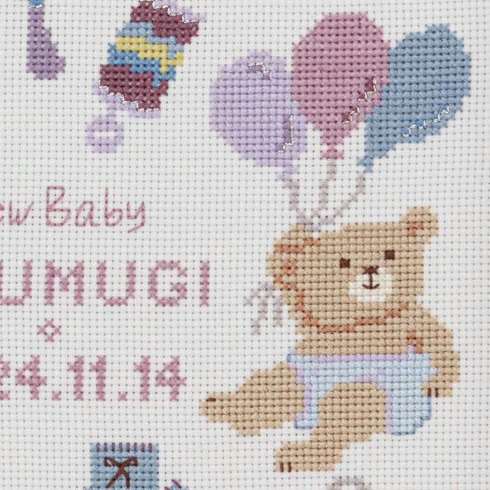 クロスステッチフレーム＜夢の中＞ | リバティ 生地、編み物、刺繍