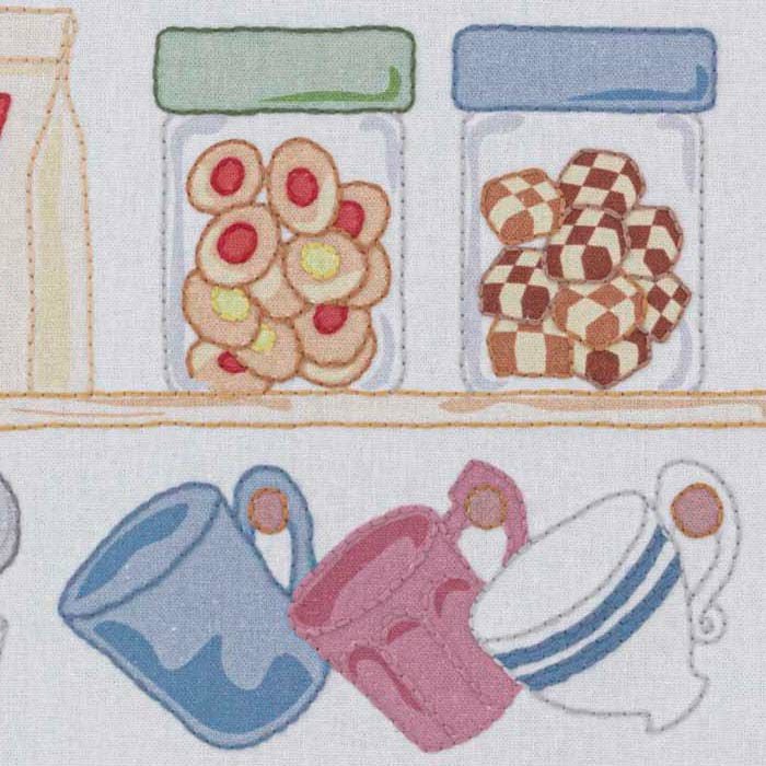 ステッチクロス＜coffee time＞ | リバティ 生地、編み物、刺繍