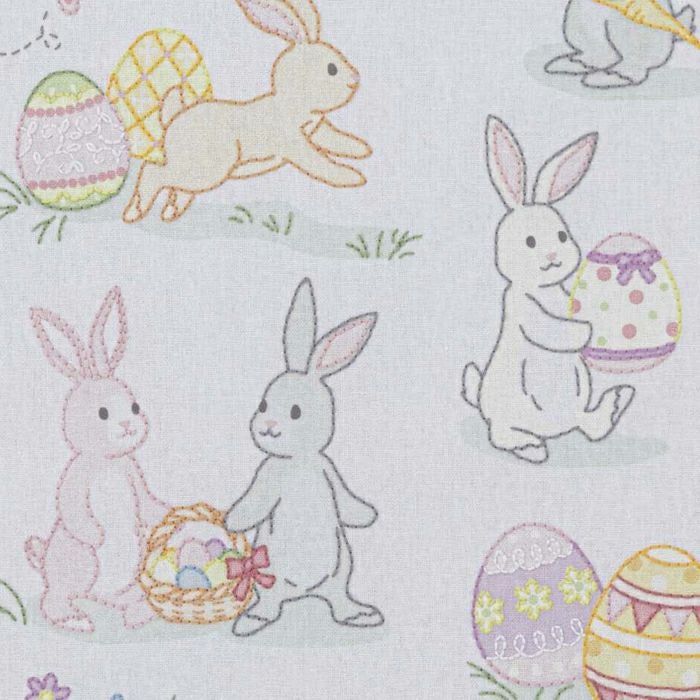 ステッチクロス＜イースターバニー＞ | リバティ 生地、編み物、刺繍