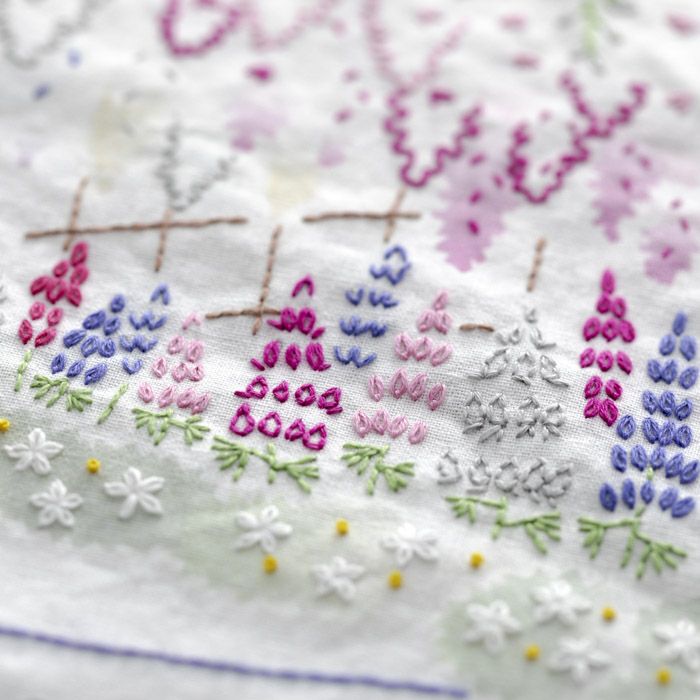 ステッチクロス＜藤＞ | リバティ 生地、編み物、刺繍、刺し子のこと