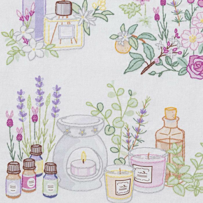 ステッチクロス＜アロマの香り＞ | リバティ 生地、編み物、刺繍
