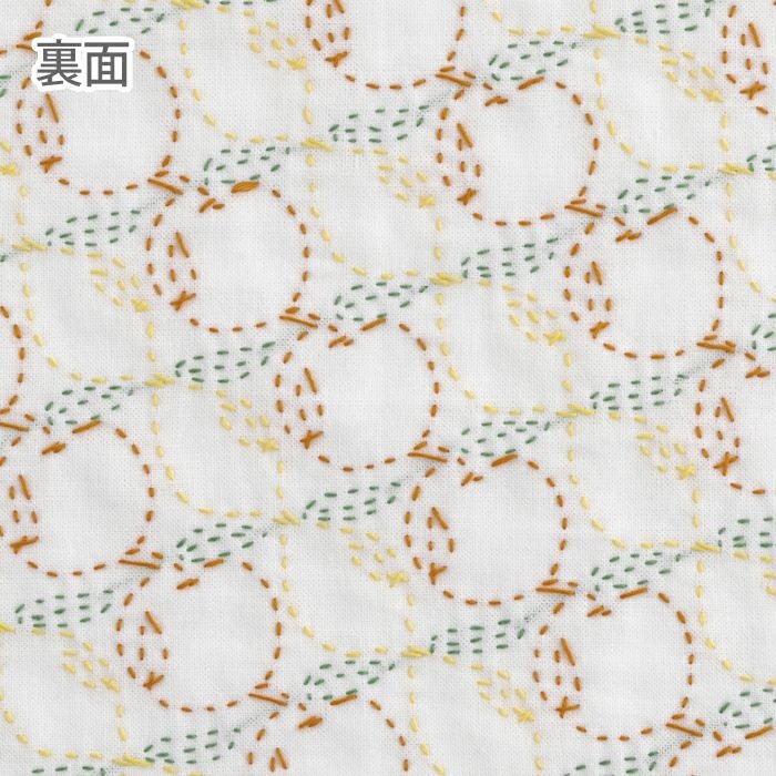 刺し子 レモンとオレンジ | リバティ 生地、編み物、刺繍、刺し子の