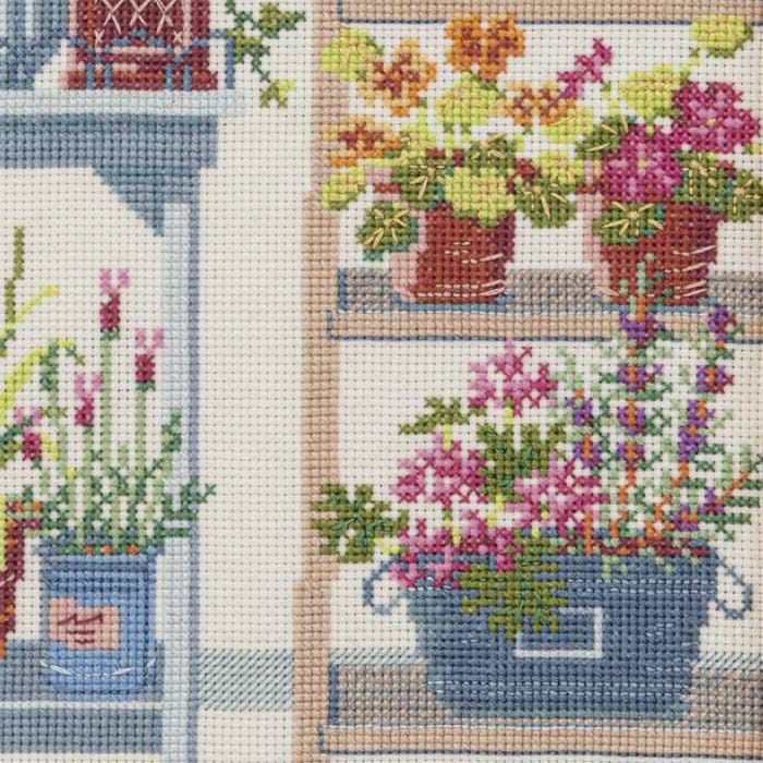 クロスステッチフレーム＜ハーブライフ＞ | リバティ 生地、編み物