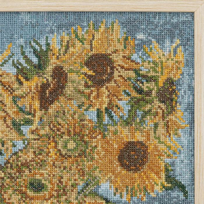3/10予約】クロスステッチフレーム＜ひまわり＞ | リバティ 生地