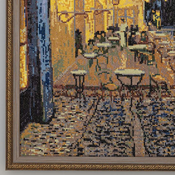 3/10予約】クロスステッチフレーム＜夜のカフェテラス＞ | リバティ