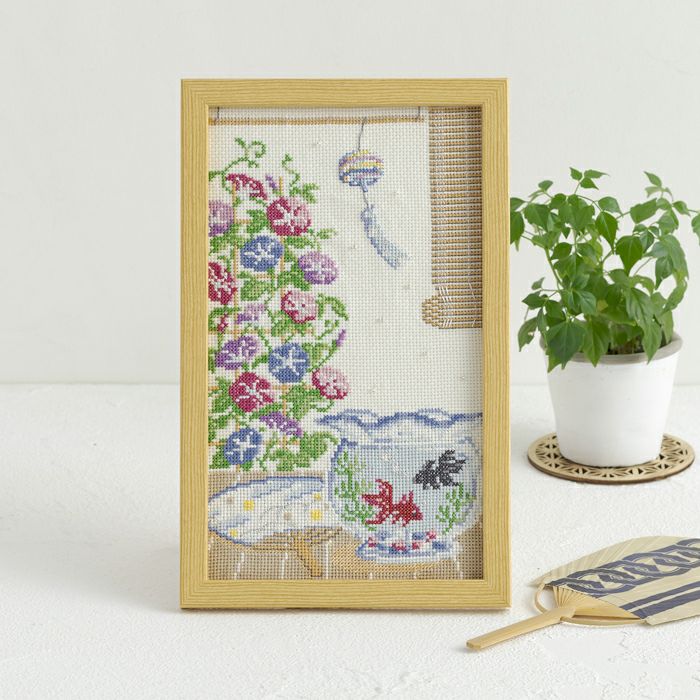 クロスステッチフレーム＜ハロウィンの訪れ＞ | リバティ 生地、編み物