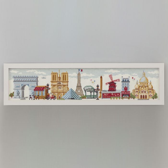 3/10予約】クロスステッチフレーム＜パリの街歩き＞ | リバティ 生地