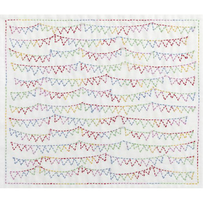 刺し子 フラッグ | リバティ 生地、編み物、刺繍、刺し子のことなら