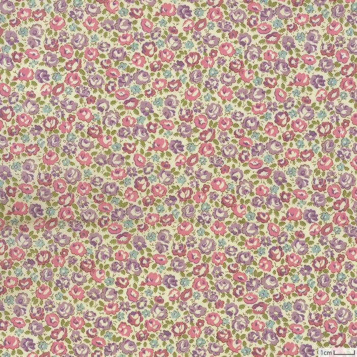 リバティプリント ルビー＜01X＞生地 （ホビーラホビーレオリジナル