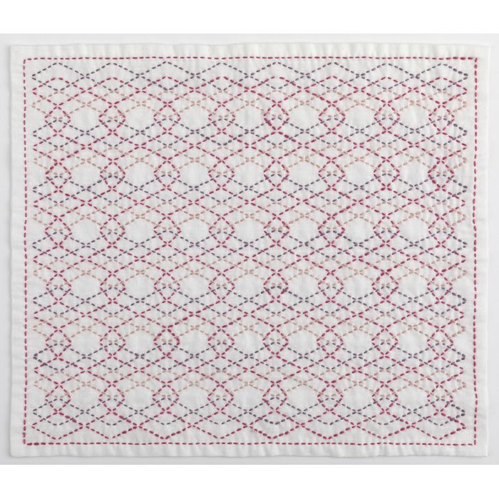 刺し子 変わり重ね菱 | リバティ 生地、編み物、刺繍、刺し子のこと 刺し子 変わり重ね菱 | リバティ 生地、編み物、刺繍、刺し子のこと