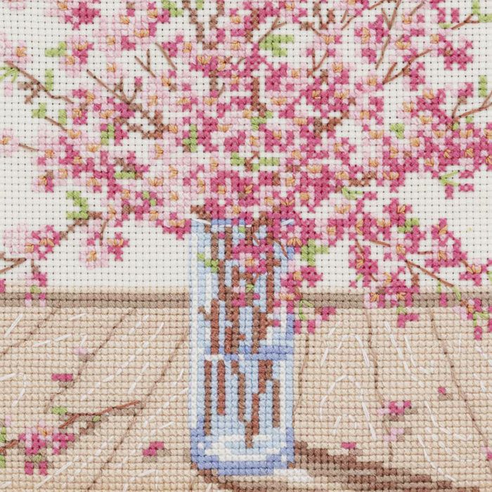 クロスステッチフレーム＜お部屋で楽しむさくらの季節＞ | リバティ