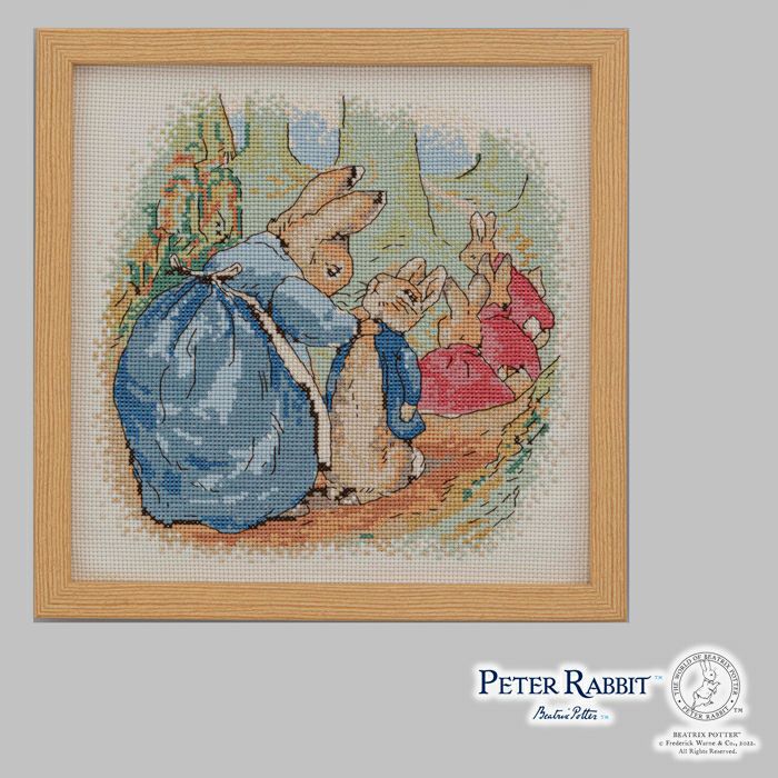 クロスステッチフレーム＜ピーターラビット（TM）＞ | リバティ 生地