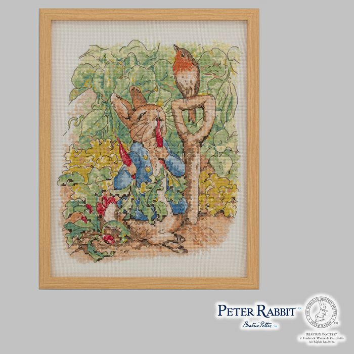 クロスステッチフレーム＜ピーターラビット（TM）～絵本のおはなしより