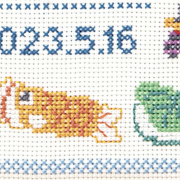 クロスステッチフレーム＜こどもの日＞ | リバティ 生地、編み物、刺繍