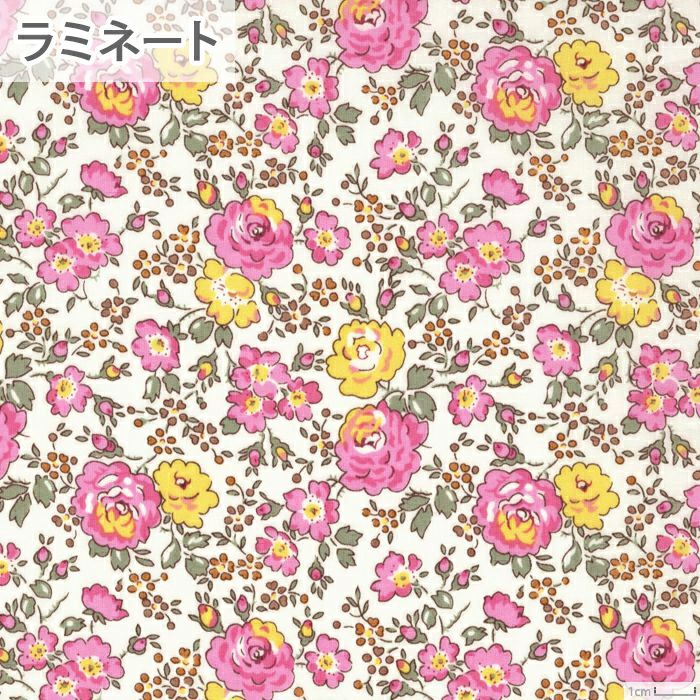 リバティプリント ラミネート フェリシテ＜87P＞生地 （ホビーラ