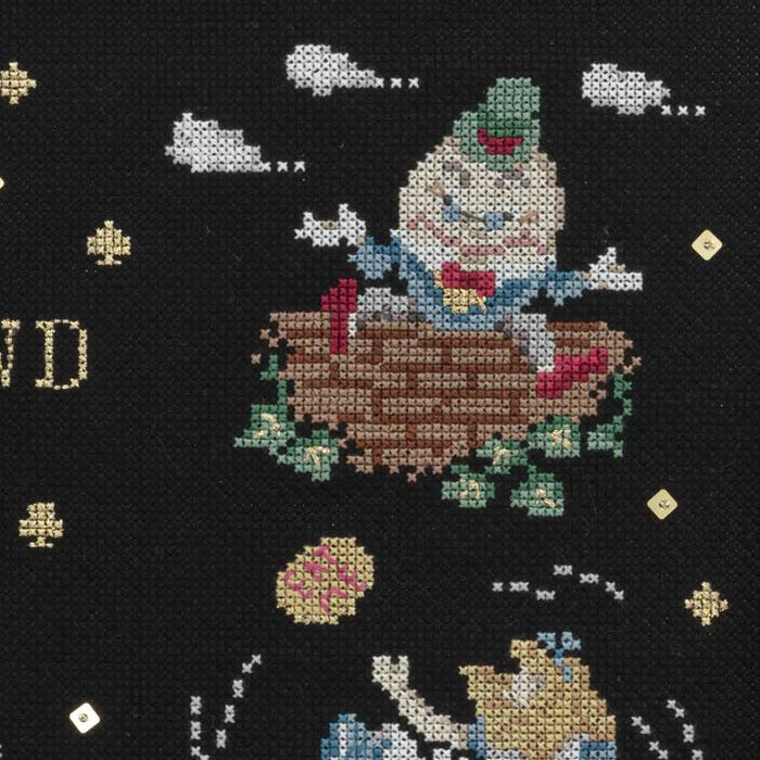 クロスステッチ完成品★Alice②★ クロスステッチフレーム＜アリスの物語＞ | リバティ 生地、編み物