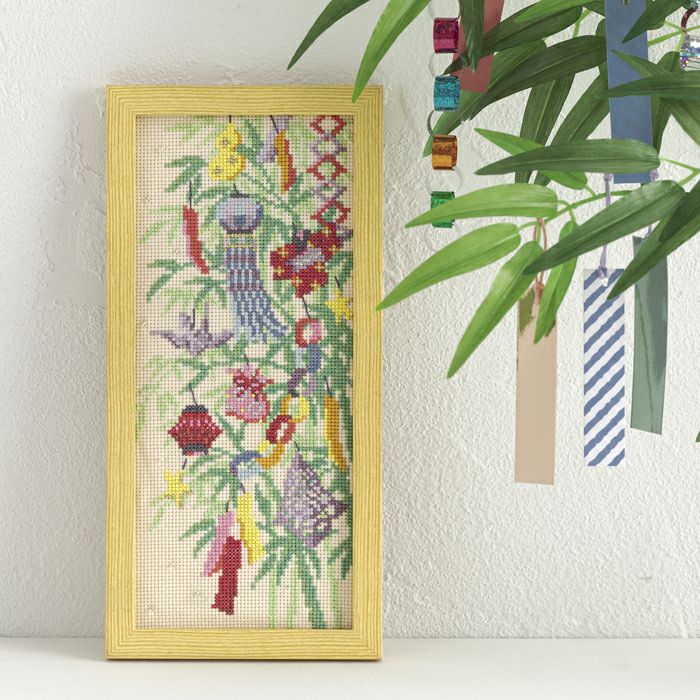 クロスステッチフレーム＜兜飾り2＞ | リバティ 生地、編み物、刺繍