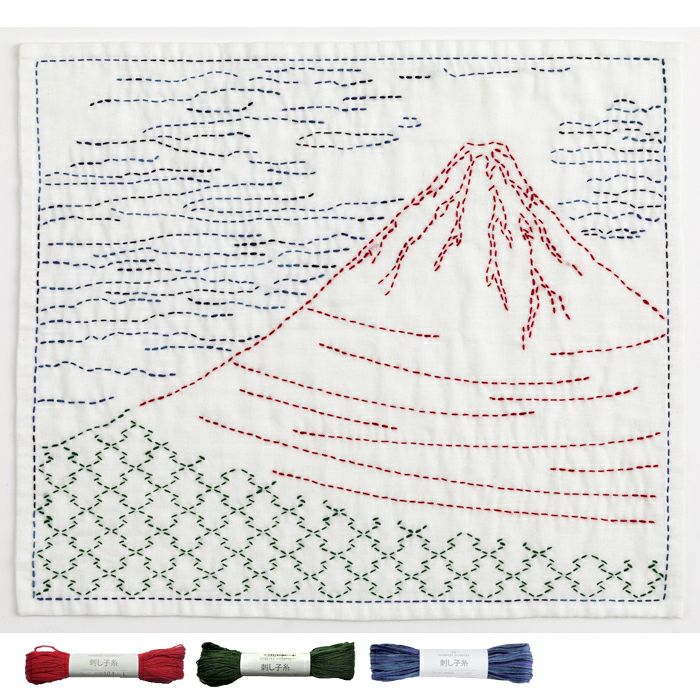 刺し子 凱風快晴セット | リバティ 生地、編み物、刺繍、刺し子のこと
